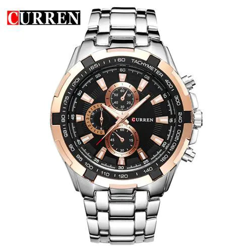 CURREN Men's Business Watch, Stainless Steel Quartz