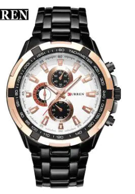 CURREN Men's Business Watch, Stainless Steel Quartz