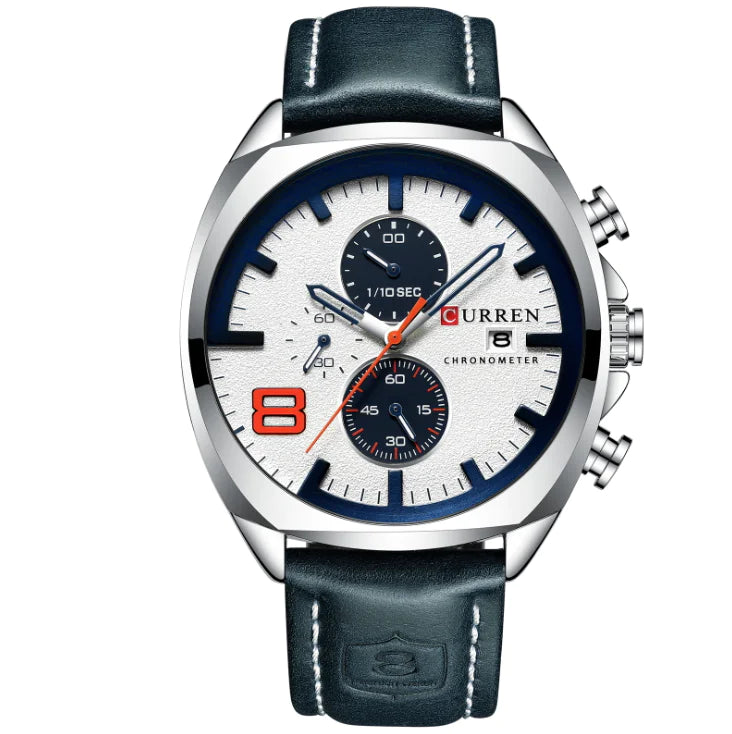 Curren 8324 Men's Waterproof Watch with Six Needles