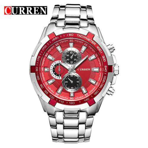 CURREN Men's Business Watch, Stainless Steel Quartz
