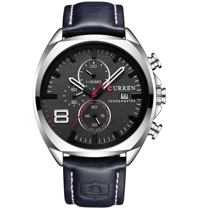 Curren 8324 Men's Waterproof Watch with Six Needles