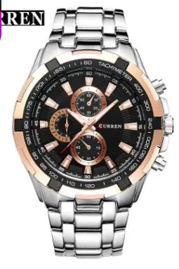 CURREN Men's Business Watch, Stainless Steel Quartz