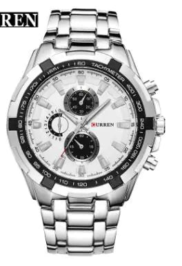 CURREN Men's Business Watch, Stainless Steel Quartz